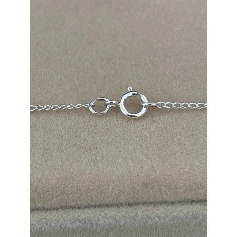 Stunning Sterling Silver Pave Genuine Natural Diamond Cross Pendant 24